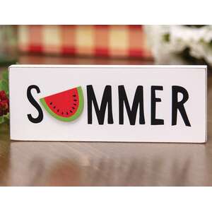 Summer With Watermelon Block