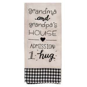 Grandma & Grandpa's House Dish Towel