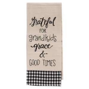 Grateful for Grandkids Dish Towel #54169