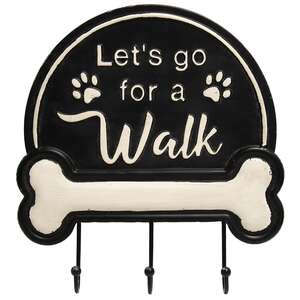 Let's Go For A Walk Wall Hook Sign;