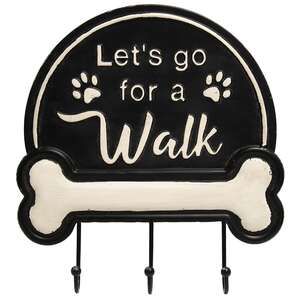 Let's Go For A Walk Wall Hook Sign #65238