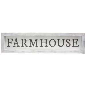 Farmhouse White Framed Sign #91087