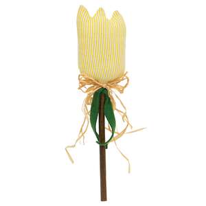 Yellow Stripe Tulip Stake #CS38320