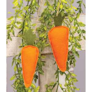 #CS38358 Felt Carrot Ornaments