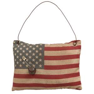 Primitive Flag Pillow Ornament #CS38427