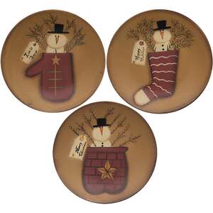 Snowmen in Pocket Plates