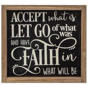 Let Go & Have Faith Frame #35491
