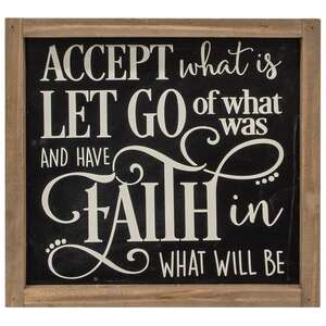 Let Go & Have Faith Frame;