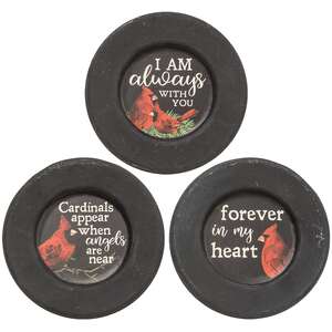 Cardinal Memorial Plate, 3 Asstd.