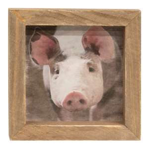 Farm Animal Mini Portrait Frame, 3 Asstd. 36124