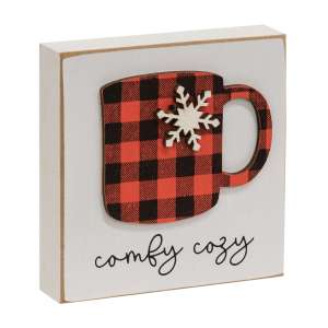 Comfy Cozy Plaid Cup Block #36428