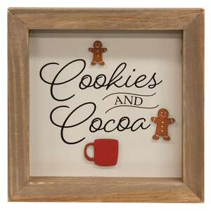 Cookies & Cocoa Dimensional Framed Sign