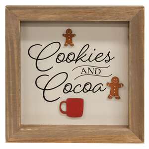 Cookies & Cocoa Dimensional Framed Sign #36430