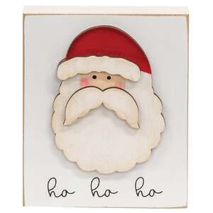 Ho Ho Ho Dimensional Santa Block