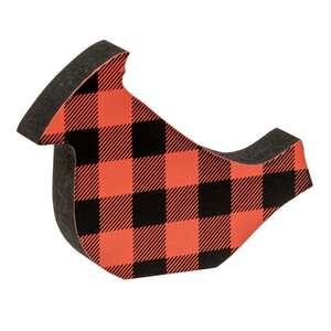 Red & Black Buffalo Check Cardinal Sitter