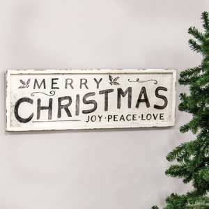 Merry Christmas, Joy Peace Love Sign 60401