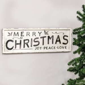 Merry Christmas, Joy Peace Love Sign 60401;