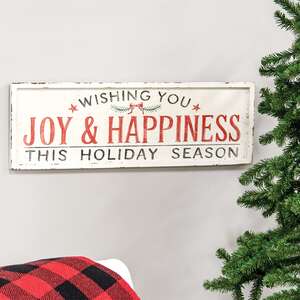 Wishing You Joy & Happiness Sign 60402;