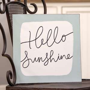 Hello Sunshine Metal Sign 65200