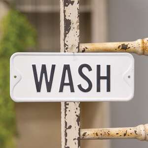 Wash Farmhouse Metal Sign 65207;
