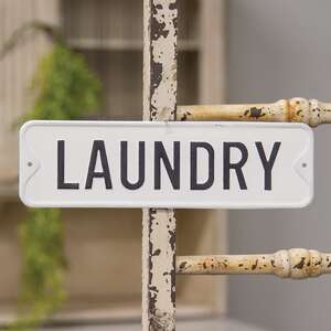 Laundry Farmhouse Metal Sign 65209;