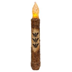 Three Bees Burnt Mustard Timer Taper 6"