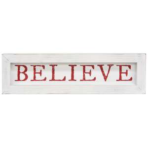 Believe Farmhouse Sign #91094
