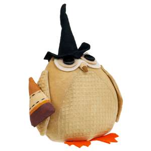 Stuffed Owl in Witch Hat w/Candy Corn #91099