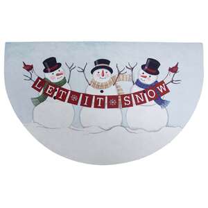 Let It Snow Welcome Mat;