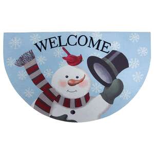 Snowman Welcome Mat;