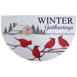 Winter Gatherings Welcome Mat;
