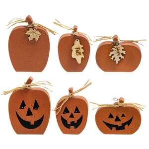 3/Set, Chunky Reversible Pumpkin Sitters #356853/Set, Chunky Reversible Pumpkin Sitters #35685