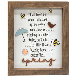 Spring Shadowbox Frame #35850