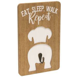 Eat, Sleep, Walk Leash Holder #36240