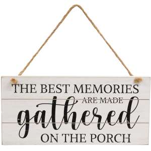 The Best Memories Distressed Shiplap Sign #36301