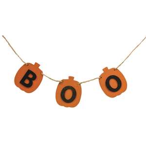 BOO Pumpkin Garland