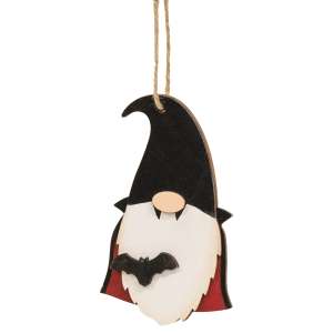 Vampire Gnome Wooden Ornament #36556