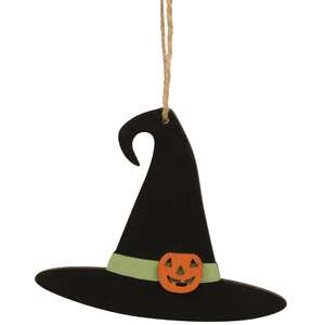 Jack O Lantern Witch Hat Ornament #36566