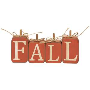 4/Set, "Fall" Pumpkin Blocks
