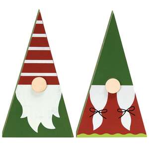 2/Set, Mr. & Mrs. Christmas Tree Gnomes #36686