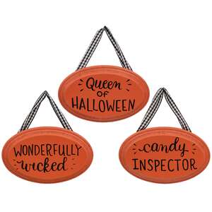 Queen of Halloween Ornament, 3 Asstd. #36707