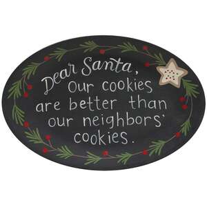 Our Cookies Are Better Oval Plate