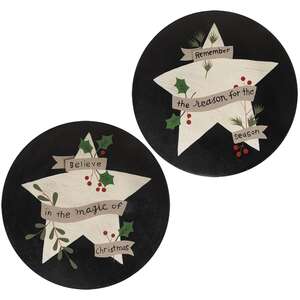 Believe in the Magic Berry Star Plate, 2 Asstd.