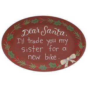 I'll Trade You My Sister Oval Plate