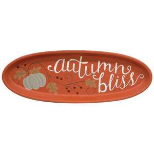 Autumn Bliss Oval Tray #36729