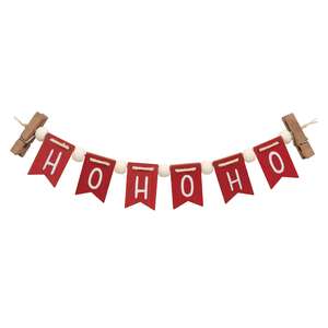 Ho Ho Ho Mini Clip Banner