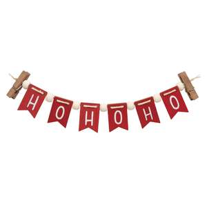 Ho Ho Ho Mini Clip Banner #36738