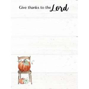 Give Thanks to the Lord Mini Notepad #55019