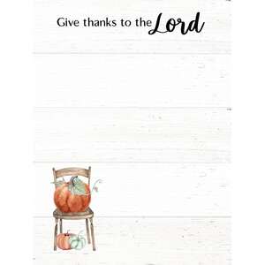 Give Thanks to the Lord Mini Notepad #55019