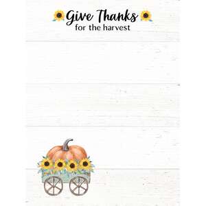 Give Thanks for the Harvest Mini Notepad #55021